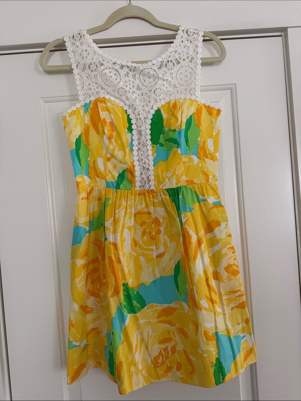 Women’s Lilly Pulitzer Raegan Dress in Sunglow Yellow NWT